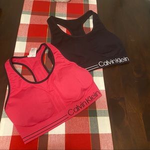Calvin Klein sports bras